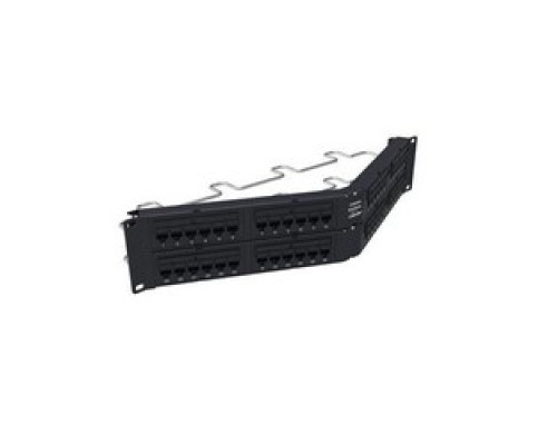 COMMSCOPE UNIPRISE SOLUTIONS  760180075  UNPA-6-DM-2U-48              Uniprise Category 6 48 Port Angled Patch Panel
