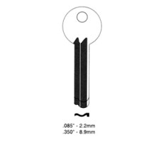 KABA ILCO CORP  1115 NS A51  AA60231003              Safe Deposit Key Blank, 0.35