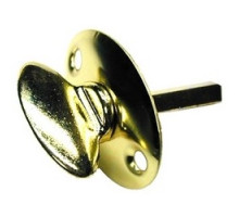 PROGRESSIVE HARDWARE CO INC  76/3               Door Lock Plate and Turn, Oval Thumbturn, 1-3/4