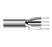 BELDEN  6522UE 877U1000               Security and Alarm cable, plenum-CMP, 1000’ boxes, 22 AWG, 4 solid bare copper conductors with Flamarrest insulation and Flamarrest jacket with ripcord