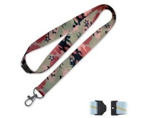 LUCKY LINE PRODUCTS INC  C202               Key Lanyard, Designer, Camo, 17-1/2
