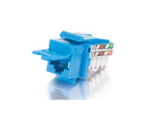 C2G  CG35206  35206              CAT5E 90 KeysTone Jack Blue