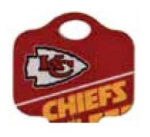 KABA ILCO CORP  KW1-NFL-CHIEFS A46               Decorative Key Blank, NFL Team Key, Kwikset/Titan, Chiefs Logo, KW1 Keyway, 46 Price Group