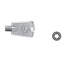 NATIONAL CABINET LOCK  D8591               Freezer Lock Key Wrench, Pentagon Shape, Die-Cast