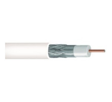 COMMSCOPE ENTERPRISE SOLUTIONS 4138003/10 2275V WHRL RG6 60 1000       RG 6 Type 60% Braid Plenum Video Coaxial Cable, White Jacket, 1000 FT 305 m reel