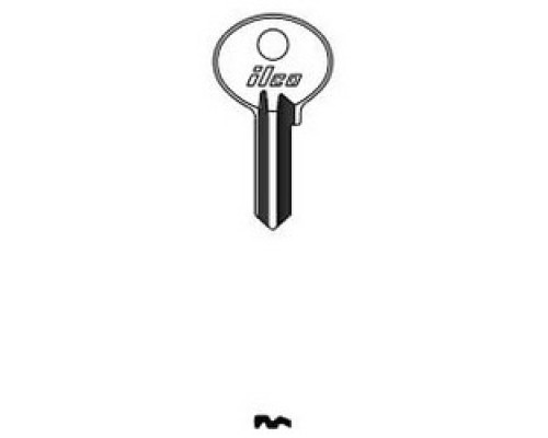 KABA ILCO CORP  1041B NP A16  AA00016262              Cylinder Lock Key Blank, Brass, Nickel Plated, 16 Price Group, For American Lock