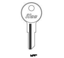 KABA ILCO CORP  1043G NP A17  AA28302352              Cylinder Lock Key Blank, Brass, Nickel Plated, 17 Price Group, For Illinois