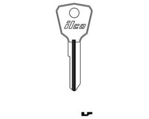 KABA ILCO CORP  T61B NP A11  AF32839012              Vehicle Key Blank, Brass, Nickel Plated, 11 Price Group, For Toyota