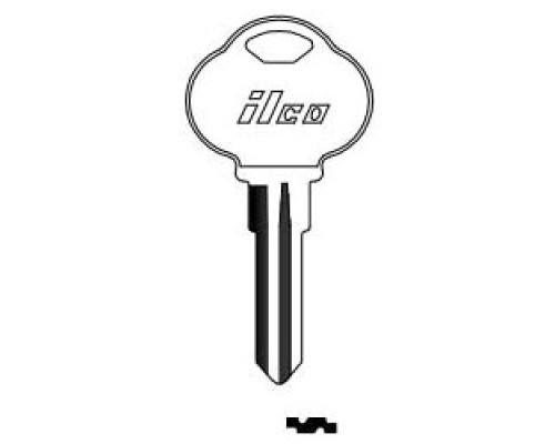 KABA ILCO CORP  1589J NP A04  AL00000032              Vehicle Key Blank, Brass, Nickel Plated, 4 Price Group, For The Club