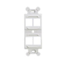 PANDUIT  NK4106MFWH               NK 4Pt 106Duplex ModFrame WH EA