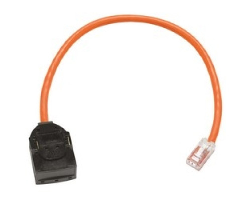 COMMSCOPE SYSTIMAX SOLUTIONS  CPC5312-06F015  CPC5312-06F015              Patch Cord, Hybrid, 24 AWG, 4 Pair, Stranded, Visipatch to RJ45 Modular Plug, Category 6, 15 FT, Orange Jacket