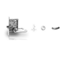 SARGENT  RX-8271-24V LNL 26D LHR LESS CYL               Mortise Lock, Left Hand Reverse, Fail Secure, Request-To-Exit, LN-Rose, L-Lever, 24 Volt, Satin Chrome, Without Cylinder