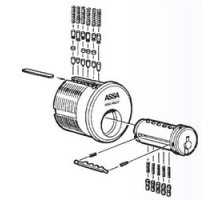 ASSA INC  867065               Cylinder Spring, Twin Pin Chamber, 100 each per Pack