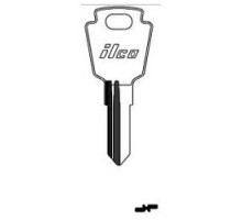 KABA ILCO CORP  L4RM NP A19               Cylinder Lock Key Blank, Steel, Nickel Plated, 19 Price Group, For LAS