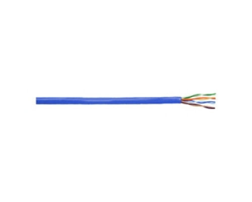 SUPERIOR ESSEX  52-241-28               Plenum Copper Cable, 4 Pair, 24 AWG, Solid Annealed Plenum Copper Conductor, COBRA Category 5e+, Theroplastic/FRPVC, Blue Jacket, 1000 FT. Pop Box