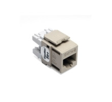 LEVITON  5G110-RI5               GigaMax 5e+ QuickPort Connector, Category 5e, Ivory
