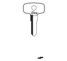 KABA ILCO CORP  YH26 NP A12  X66              Vehicle Key Blank, Brass, Nickel Plated, 12 Price Group, For Yamaha
