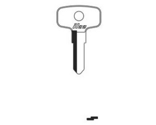 KABA ILCO CORP  YH26 NP A12  X66              Vehicle Key Blank, Brass, Nickel Plated, 12 Price Group, For Yamaha