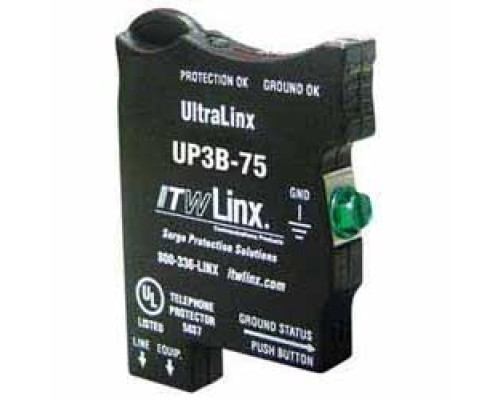 ITW LINX  UP3B-75               66 block protector, 7.5v clamping, 350mA fuse, indicator lights