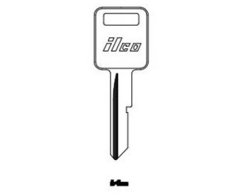 KABA ILCO CORP  P1098C NP A02  B50              Vehicle Key Blank, Primary, Brass, Nickel Plated, 2 Price Group, For General Motors