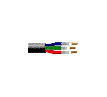 BELDEN BAV  7787A B591000               Coax - Bundled Miniature 3 23 AWG PE/GIFHDPE SH PVC PVC Black, Matte