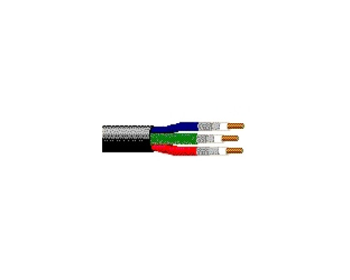 BELDEN BAV  7787A B591000               Coax - Bundled Miniature 3 23 AWG PE/GIFHDPE SH PVC PVC Black, Matte