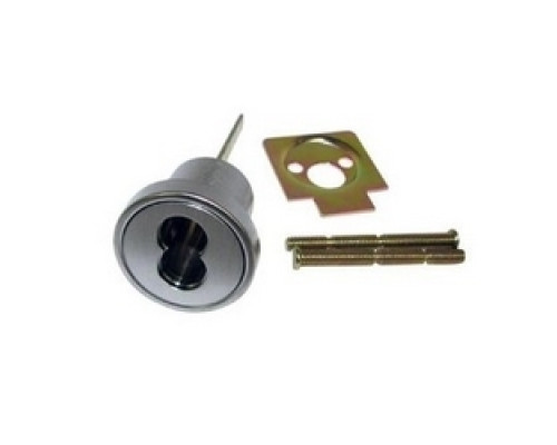 SCHLAGE ALLEGION BRAND  20-079 626        Door Exit Device Rim Cylinder, Satin Chrome, Housing Only Less Core Mechanism