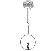SARGENT  6275LJ               Cylinder Lock Key Blank, 6-Pin, LJ Keyway