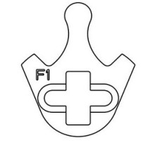 FALCON LOCK  5622-STD               Door Lock Cylinder Cam, Outside, Standard, For MA Series Door Lock Conventional Mortise Cylinder