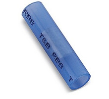 THOMAS & BETTS  2A20               Nylon-Insulated Parallel Splice, Length 0.84in, Width 0.20in, Wire Range #22-#20 AWG, Red, Copper, Tin Plated