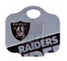 KABA ILCO CORP  KW1-NFL-RAIDERS A46               Decorative Key Blank, NFL Team Key, Kwikset/Titan, Raiders Logo, KW1 Keyway, 46 Price Group