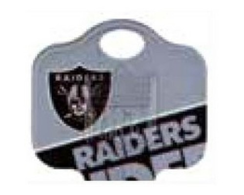 KABA ILCO CORP  KW1-NFL-RAIDERS A46               Decorative Key Blank, NFL Team Key, Kwikset/Titan, Raiders Logo, KW1 Keyway, 46 Price Group