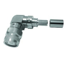 TIMES MICROWAVE EZ-300-TM-RA-X 3190-8017       TNC-MALE PLUG RIGHT ANGLE CRIMP CONNECTOR NON-SOLDER PIN NO BRAID TRIM