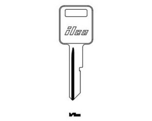 KABA ILCO CORP  P1098A NP A02  B48              Vehicle Key Blank, Primary, Natural Brass, 2 Price Group, For General Motors