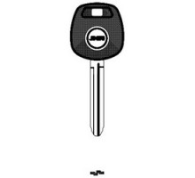 JMA USA  TP00TOYO-15.P NP 17               Car Key Blank, Chipless, Transponder, Brass, Nickel Plated, For Toyota