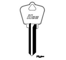 KABA ILCO CORP  1179A NP A05  AL5969500B              Cylinder Lock Key Blank, 6-Pin, Brass, Nickel Plated, 5 Price Group, For Almet