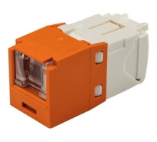 PANDUIT  CJH688TGOR               Spring Shuttered Jack Cat6 OR EA