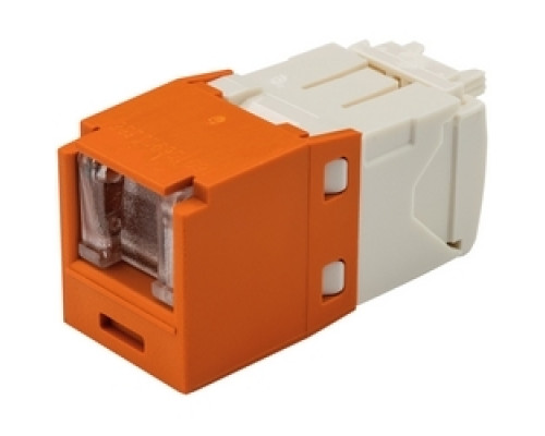 PANDUIT  CJH688TGOR               Spring Shuttered Jack Cat6 OR EA