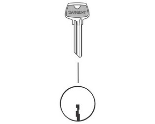 SARGENT  275LF               Cylinder Lock Key Blank, 5-Pin, LF Keyway