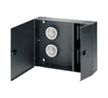 PANDUIT  FWME4               Opticom Wall Mount Fiber Enclosure Black 4 Ports