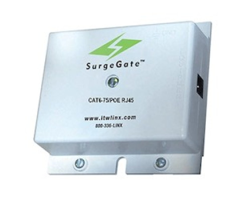 ITW LINX  CAT6-75/POE-RJ45               SURGE PROTECTOR, 1GB RATED,  75V, RJ45 IN/OUT, POE