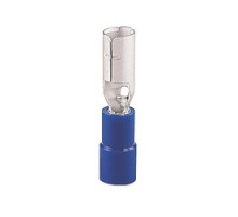 THOMAS & BETTS  TVF14-4FB-L               Insulated Vinyl Female Bullet Disconnects for Wire Range 16-14, Blue