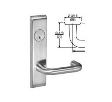 ASSA ABLOY ACCENTRA  CRCN8891FL 626 RH LESS CYL 24V               Mortise Lever Lock, Carmel, Electrified, Escutcheon Trim, Reversible, Right Hand, Fail Secure, 24 Volt DC, Satin Chrome, Without Cylinder