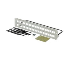 ORTRONICS  PSDHJU48-W               HDJ SERIES WHITE 48 PORT UNLOADED FLAT PANEL