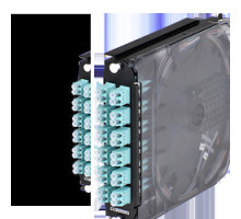 CORNING CCH-CS24-E4-P00QE        CCH Pigtailed Splice Cassette 24 F, LC Duplex, 50 um Multimode OM4