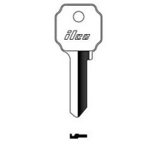 KABA ILCO CORP  LC8 NP A22  AA00004972              Cylinder Lock Key Blank, Brass, Nickel Plated, 23 Price Group, For Lince