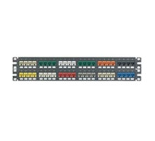 PANDUIT  NKPP48FMY               NetKey Flush Patch Panel 48 Port 2 RU BL