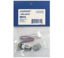SECURITRON MAGNALOCK CORP  MKS               Mortise Keyswitch, Momentary, Add-On, SPDT, 12/24 Volt DC, With Anti-Tamper Screw