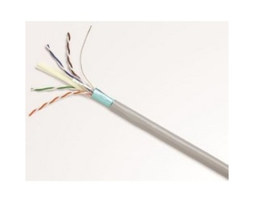 COMMSCOPE SYSTIMAX SOLUTIONS  760171025  2291B BLK C6A 4/23 F/UTP R1000              Twisted Pair Cable, F/UTP, Shielded, 4-Pair, Horizontal, Plenum, Cat 6A, 23 AWG, 80 Volt, 1000’ Length x 0.457 MM Thickness, Black PVC Jacket, Bare Coppe