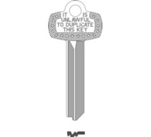 KABA ILCO CORP  1A1L1 NS A30  IAR63826223              Key Blank, Look-Alike, L Keyway, Natural Nickel Silver, 5 Price Group, For Best/Falcon